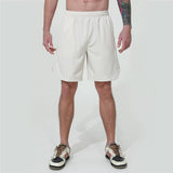 Man Elastic Waist Fitness Breathable Running Sport Shorts