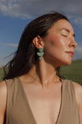 Mojave Geo Clay Earrings: Sand Dune
