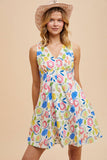 BOLD PRINT BUTTON DOWN MINI: MULTI