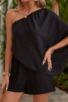 CWSJS0836_SOLID COLOR OFF-SHOULDER TEXTURED JUMPSUIT