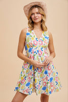 BOLD PRINT BUTTON DOWN MINI: MULTI