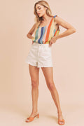 Gracie Tank 5: Blue/Yellow/Red / Contemporary