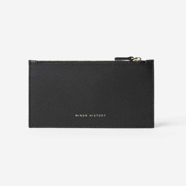 The Backstage Zipper Pouch - Black