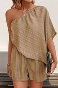 CWSJS0836_SOLID COLOR OFF-SHOULDER TEXTURED JUMPSUIT