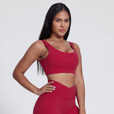 Women Beauty Back Mid-Support Sport Bra