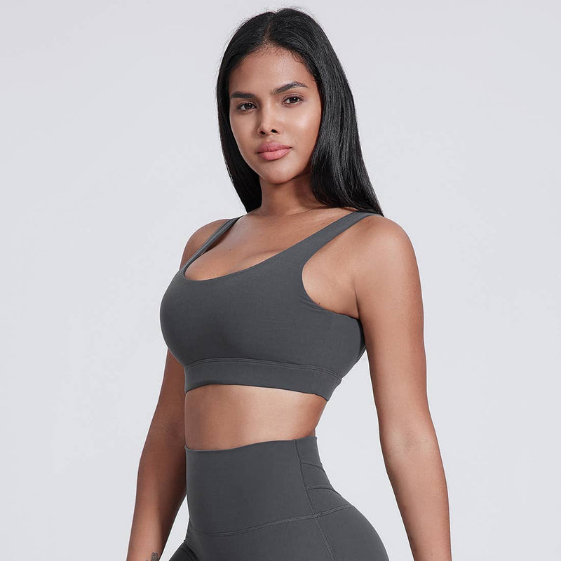 Women Beauty Back Mid-Support Sport Bra