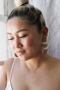 Wood Triad Earrings