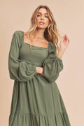 426AK Taya Dress: Eucalyptus Dress