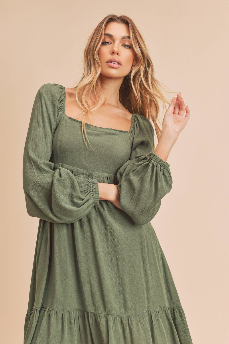 426AK Taya Dress: Eucalyptus Dress