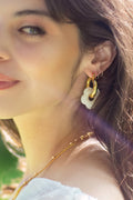 Dazy Nights in Cloud - 24K Gold Plated Hoop