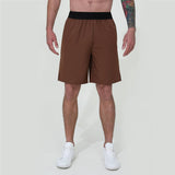 Man Side Pockets Breathable Quickly Dry Running Sport Shorts