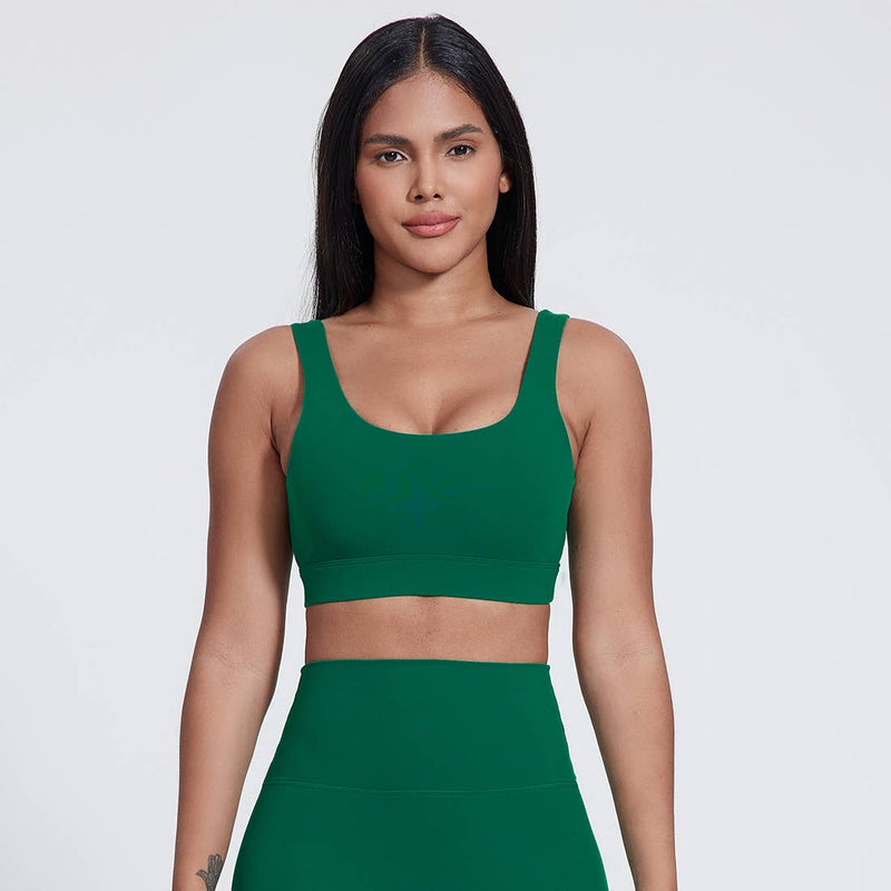 Women Beauty Back Mid-Support Sport Bra