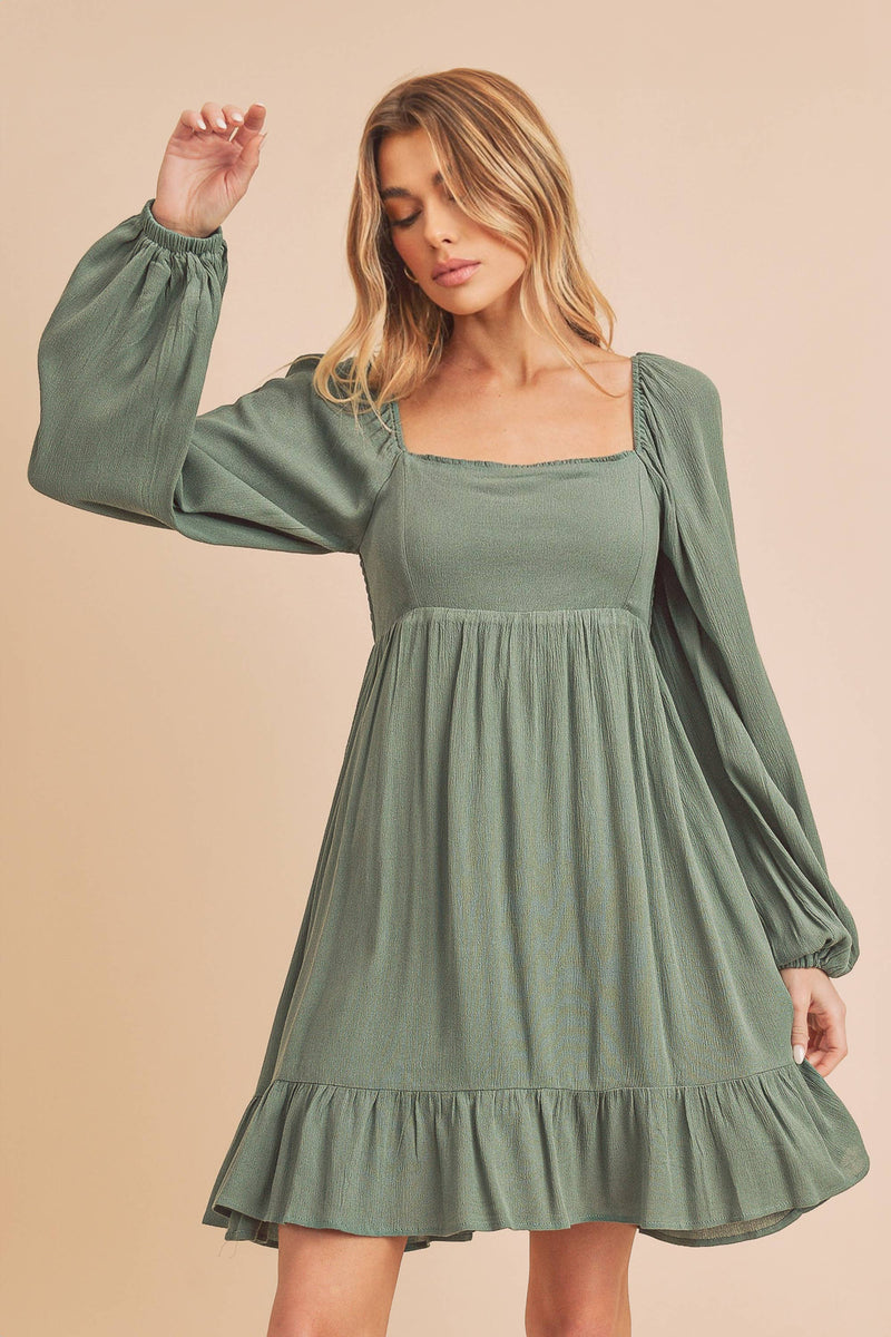 426AK Taya Dress: Eucalyptus Dress