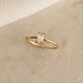 CZ Baguette Ring Eigth
