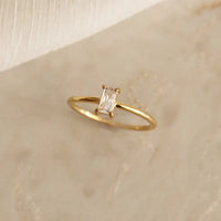 CZ Baguette Ring Eigth