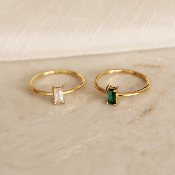 CZ Baguette Ring Eigth - alternate
