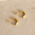 Emery Semi Hoops Gold