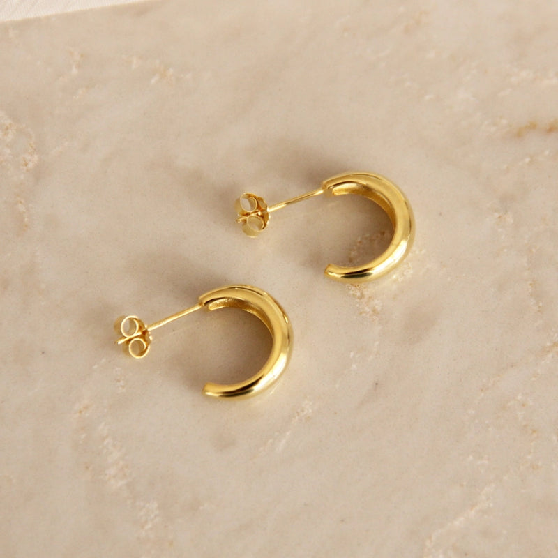 Emery Semi Hoops Gold