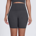 Womne No Front Seam Yoga Sport Shorts