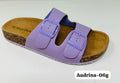 Wild Diva AUDRINA-06G Double Buckle Strap Beach Flat Sandals Color White