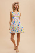 BOLD PRINT BUTTON DOWN MINI: MULTI