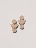 Mojave Geo Clay Earrings: Sand Dune