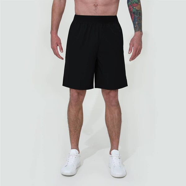 Man Side Pockets Breathable Quickly Dry Running Sport Shorts