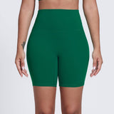 Womne No Front Seam Yoga Sport Shorts