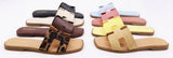 Bamboo CONCEPT-27 Women H-cutout Strap Slipon Flat Sandals: IVORY SOFT PU / 18A-5.5(1)-6(2)-6.5(2)-7(3)-7.5(3)-8(3)-8.5(2)-9(1)-10(1)