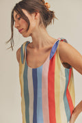 Gracie Tank 5: Blue/Yellow/Red / Contemporary