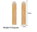 18k Gold Plated Tassel Earring; Long Drop Earrings