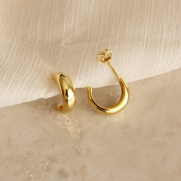 Emery Semi Hoops Gold