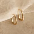 Elena Hoops Silver