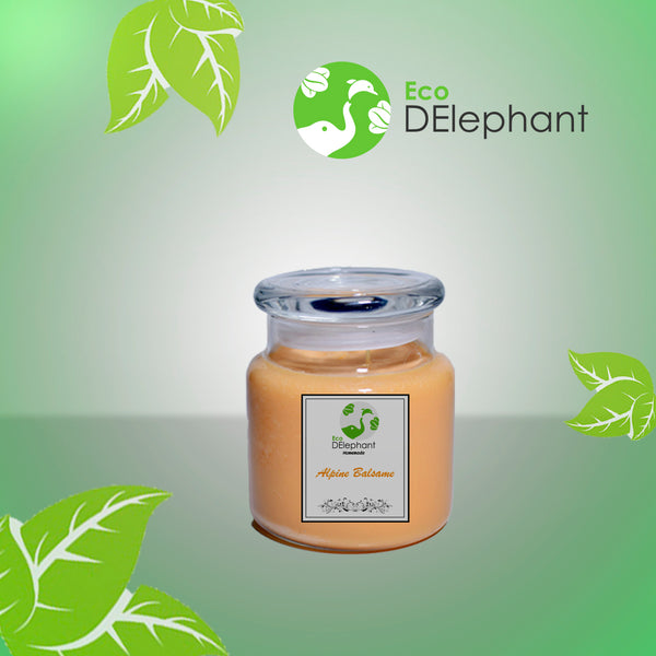 Scented Candle-Homemade  Alpine Balsame